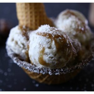 Vegan Salted Caramel Ice Cream