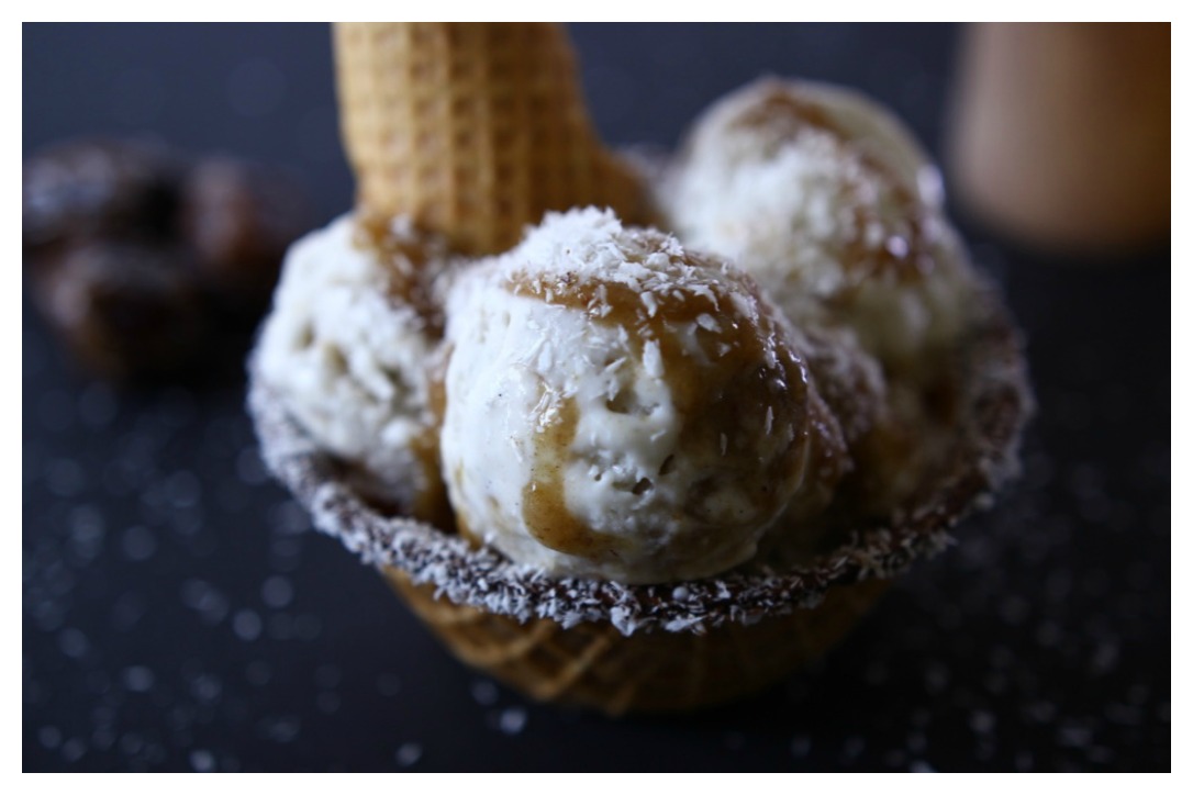 Vegan Salted Caramel Ice Cream