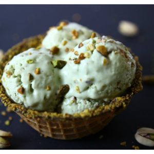 Vegan Matcha Pistachio Ice Cream