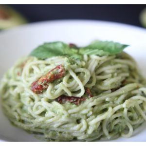 Vegan Avocado Pesto Pasta