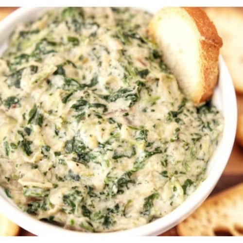 Vegan Spinach Artichoke Dip Recipe by The Mushroom Den