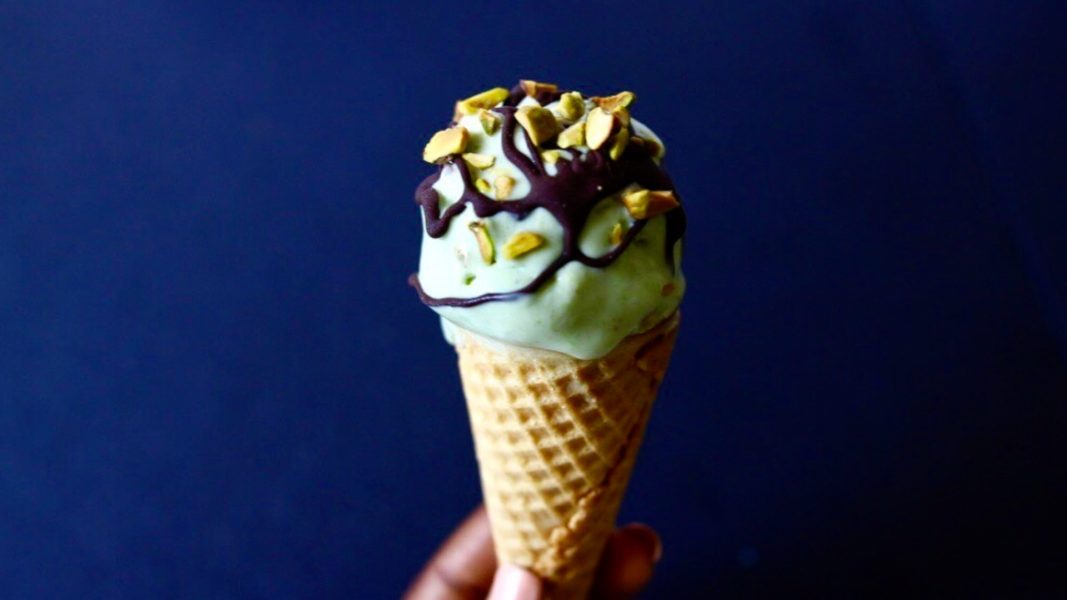 Matcha Pistachio Ice Cream