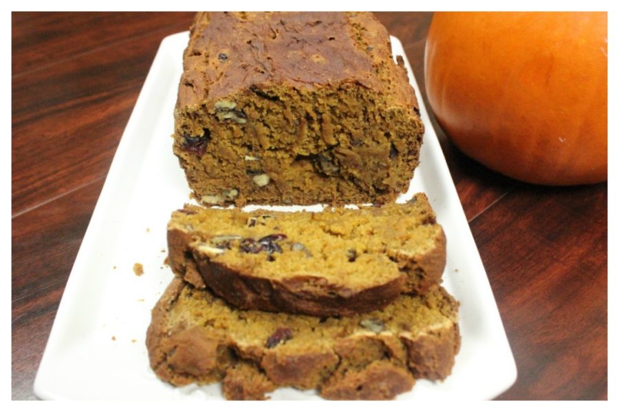 vegan gluten-free pumpkin bread